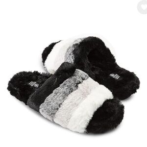 Volcom Womens Puff Puff Faux Fur Slide Slipper Sandal
